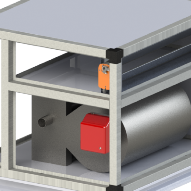 Секция газового воздухонагревателя