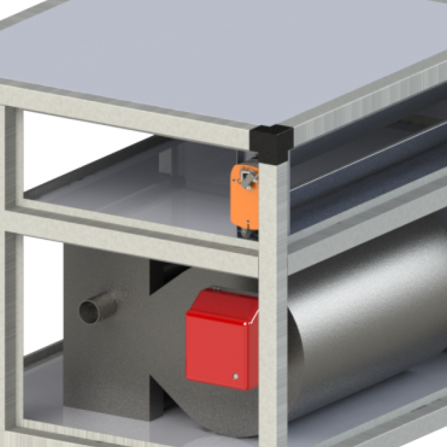 Секция газового воздухонагревателя