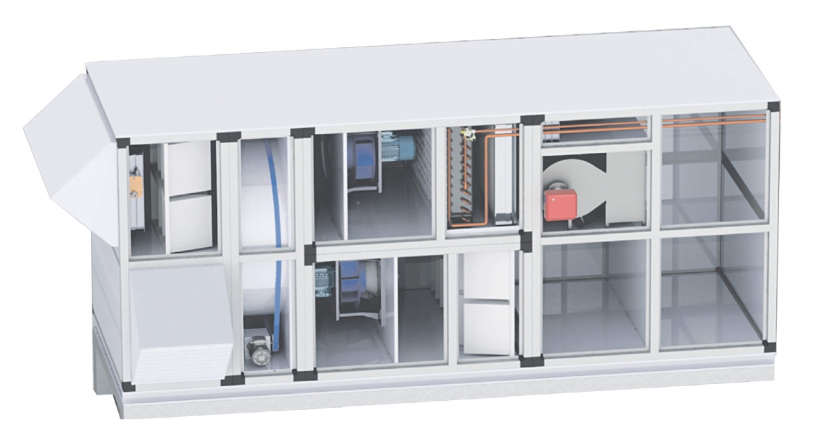 Крышные кондиционеры Т-образного типа серия R