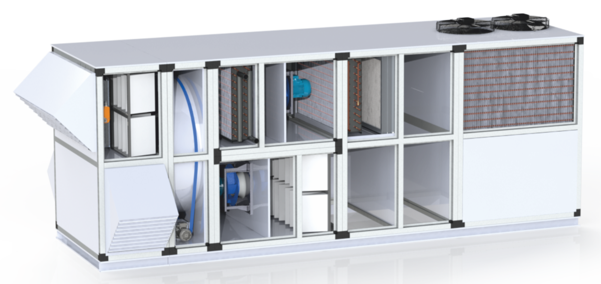 Климатические агрегаты крышного типа BAIR GERMES