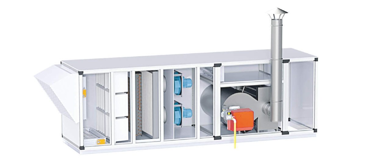 Крышные кондиционеры Т-образного типа серия R
